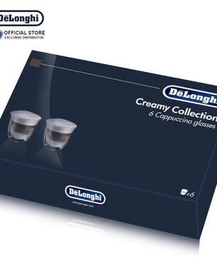 Cappuccino Creamy Collection Glasses 6oz Set of 6 - DLSC301