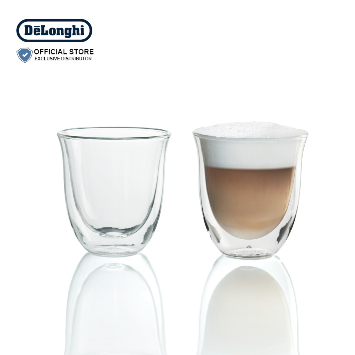 Cappuccino Creamy Collection Glasses 6oz Set of 6 - DLSC301