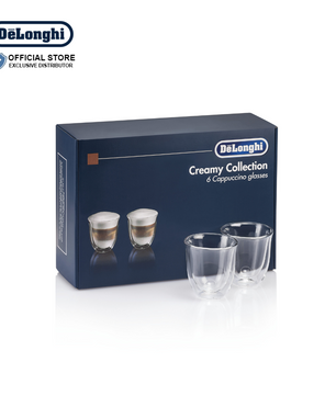Cappuccino Creamy Collection Glasses 6oz Set of 6 - DLSC301