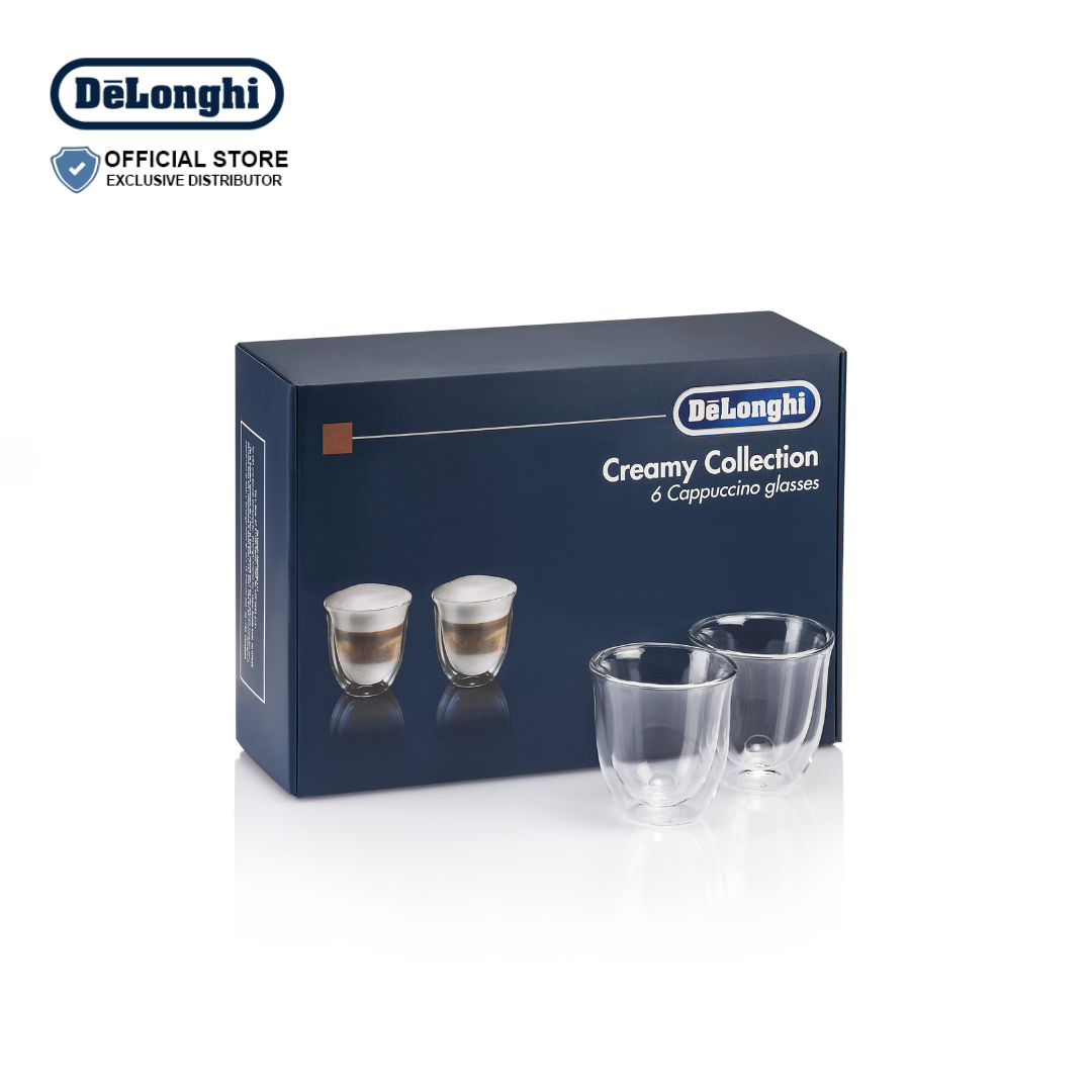 Cappuccino Creamy Collection Glasses 6oz Set of 6 - DLSC301